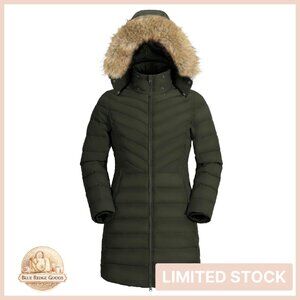Long Puffer Parka Waterproof Quilted Winter Coat Elegant Minimal Chic